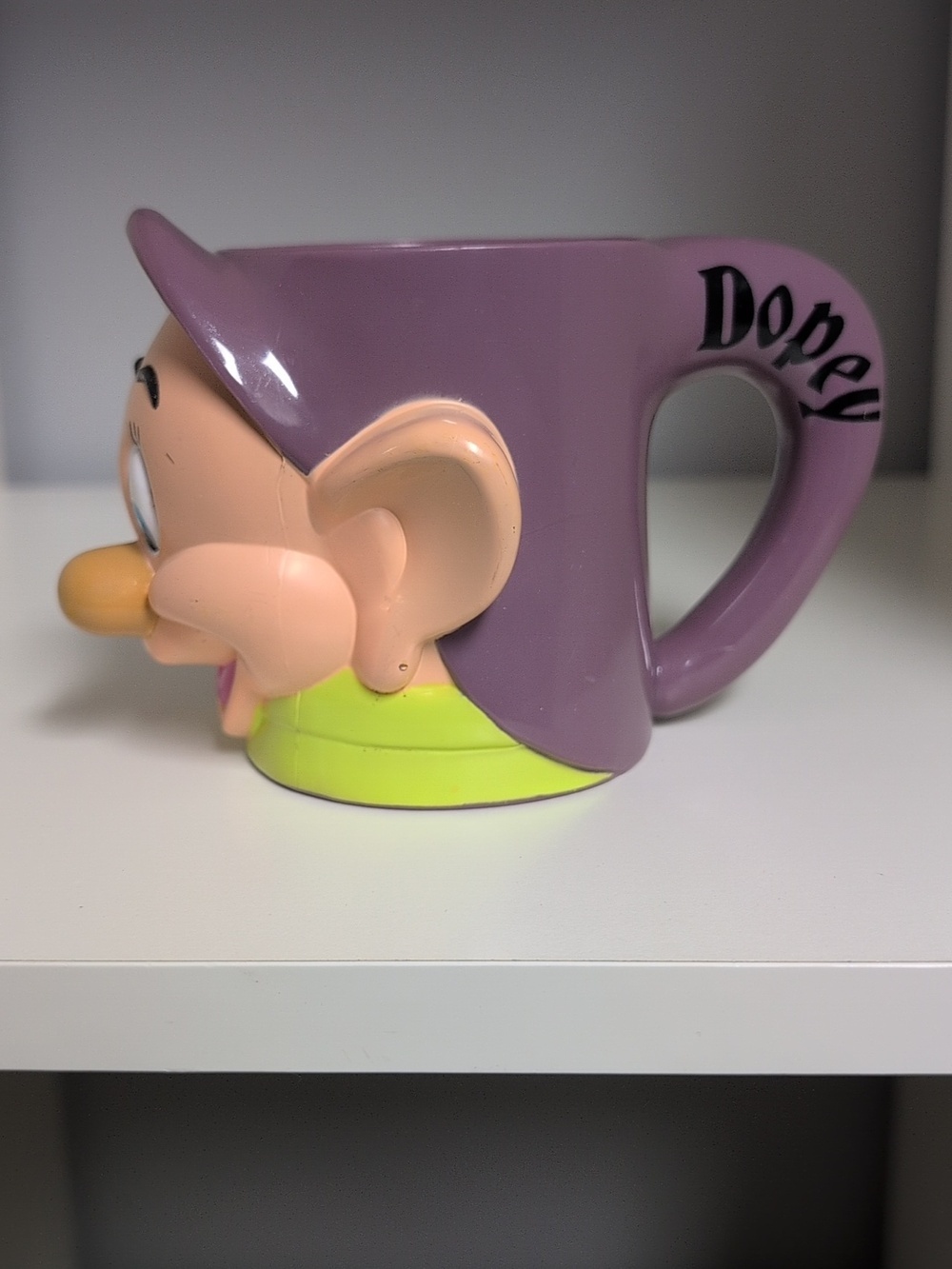 Disney Dopey Dwarf Face Plastic Collectible Mug, Y2K, Excellent Condition - Picture 2 of 5